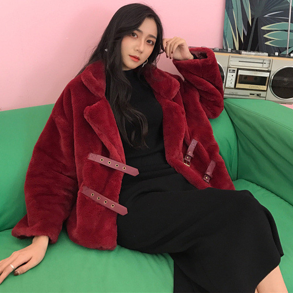 Модерно дамско яке в два цвята - червен и розов