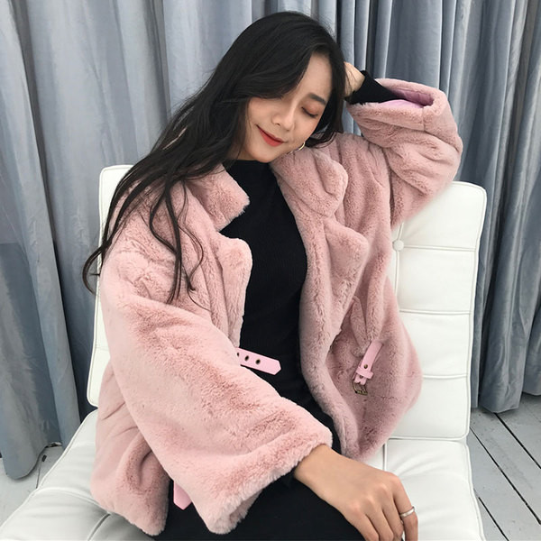 Модерно дамско яке в два цвята - червен и розов