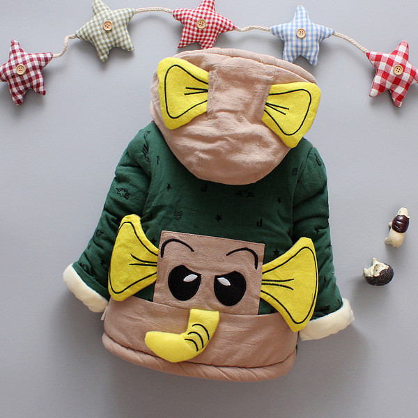 Aктуално детско яке с 3D елементи в четири цвята