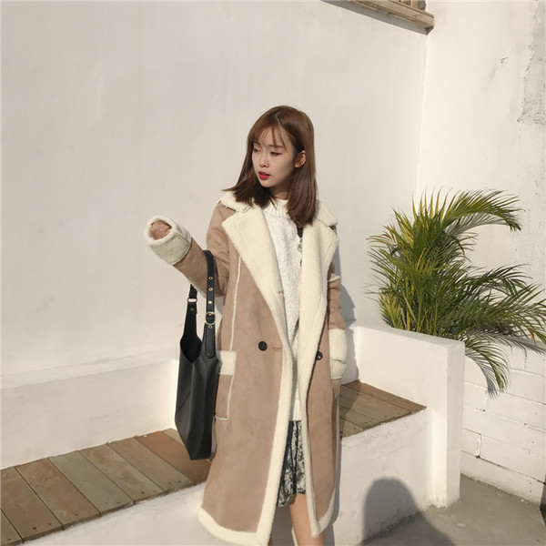 Актуално дамско дълго яке в два цвята