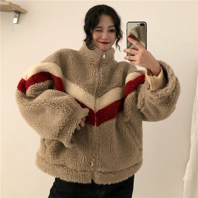 Ежедневно дамско яке - широк модел в два цвята