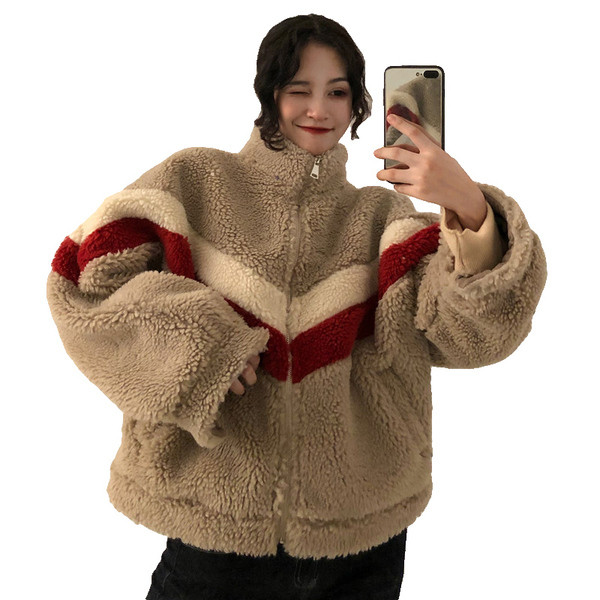 Ежедневно дамско яке - широк модел в два цвята