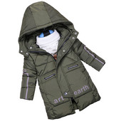 Модерно детско яке за момчета с надпис в два цвята