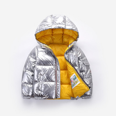 Небрежно детско яке за момичета с качулка в два цвята