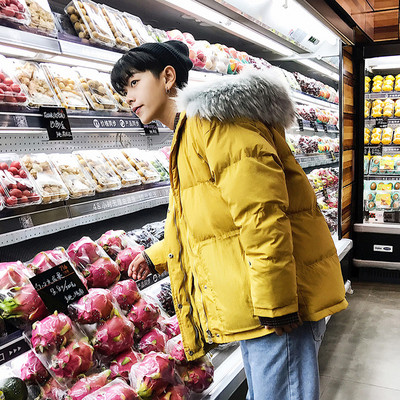 Ежедневно мъжко яке широк модел с пух на качулката в няколко цвята