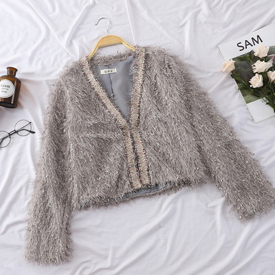 Стилна дамско къса жилетка в различни цветове