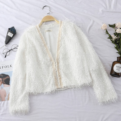 Стилна дамско къса жилетка в различни цветове