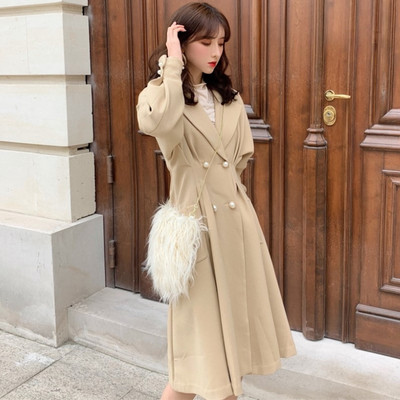 Дамско палто разкроен модел в три цвята