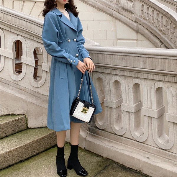 Дамско палто разкроен модел в три цвята