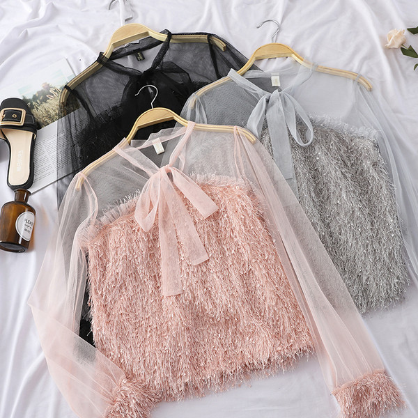 Модерна дамска риза в различни цветове