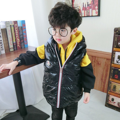 Актуален детски елек за момчета в три цвята