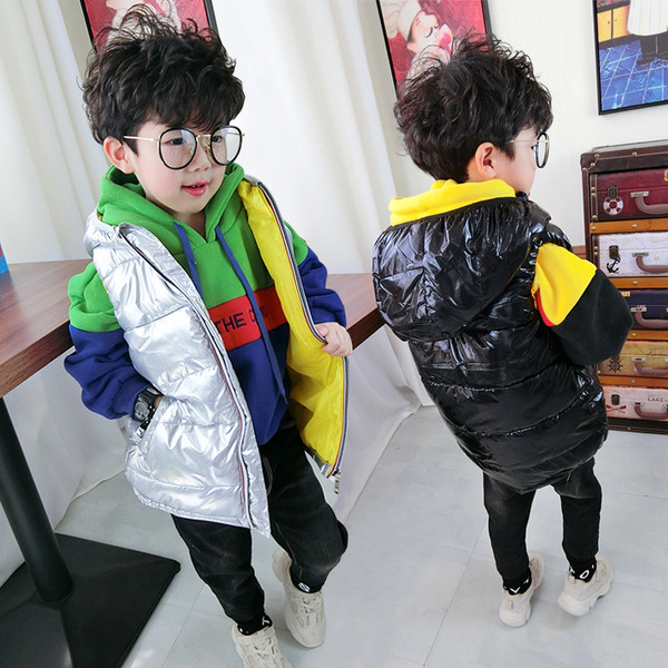 Актуален детски елек за момчета в три цвята