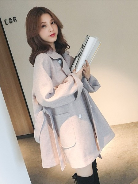 Стилно дамско палто в три цвята