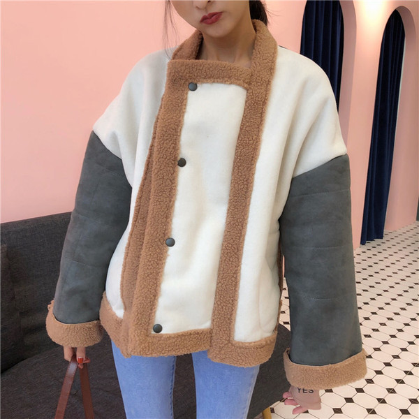 Модерно дамско зимно яке широк модел