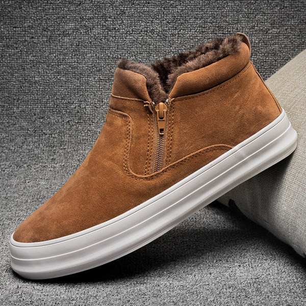 Модерни мъжки зимни обувки с мека потплата в четири цвята