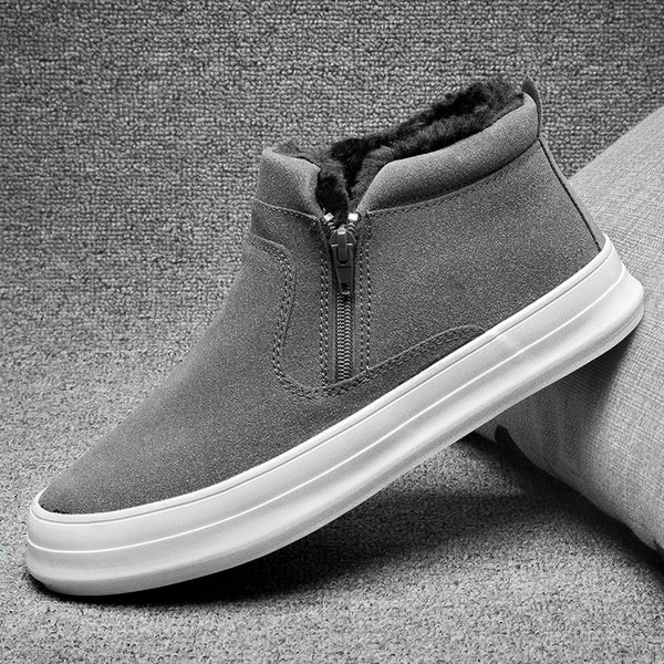 Модерни мъжки зимни обувки с мека потплата в четири цвята