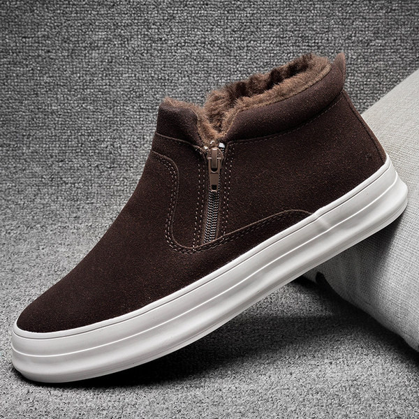 Модерни мъжки зимни обувки с мека потплата в четири цвята