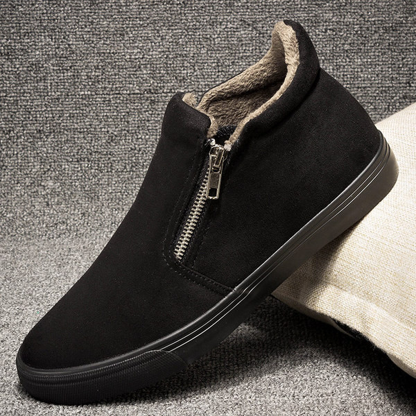 Стилни мъжки обувки с плътна потплата в три цвята