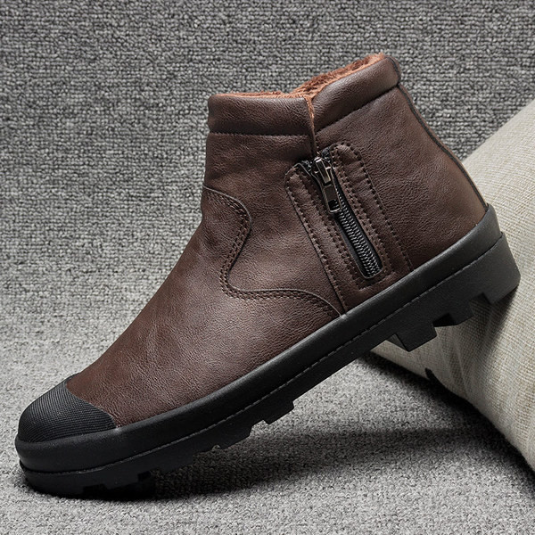 Модерни мъжки боти с цип в няколко цвята