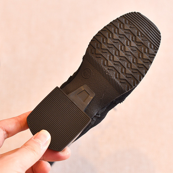 Стилни детски ботуши за момичета в три цвята