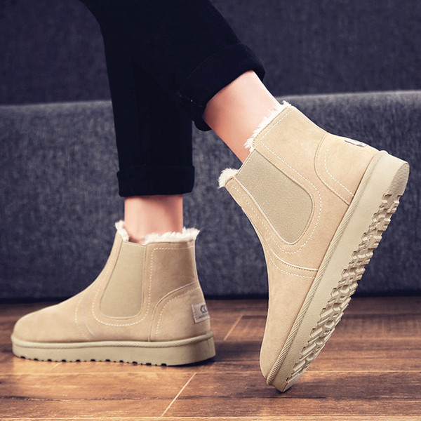 Зимни мъжки ботуши с мека потплата в различни цветове