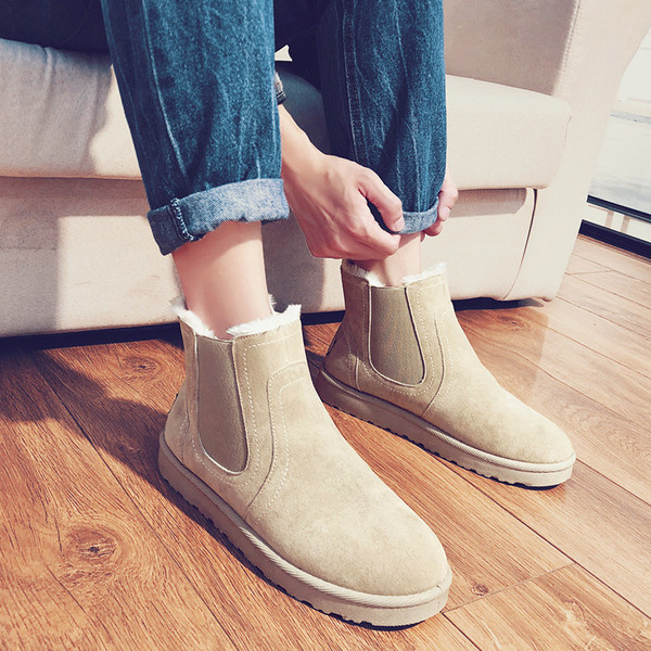 Зимни мъжки ботуши с мека потплата в различни цветове