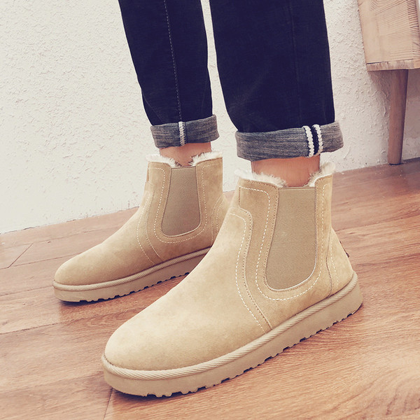 Зимни мъжки ботуши с мека потплата в различни цветове