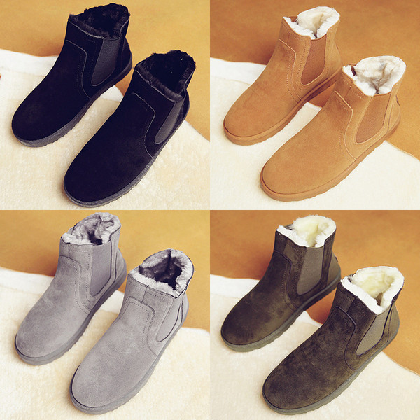 Зимни мъжки ботуши с мека потплата в различни цветове
