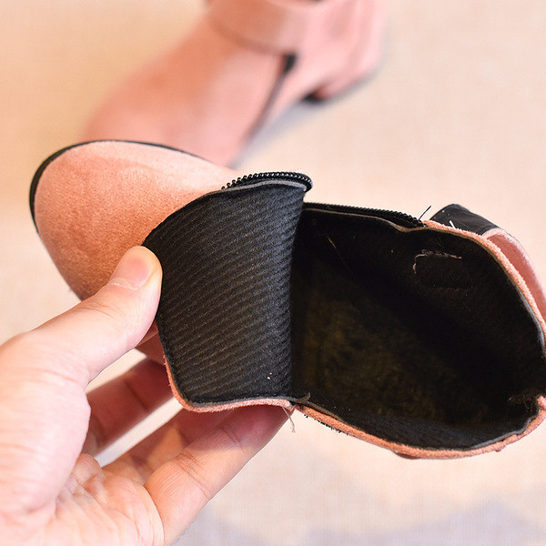 Детски боти за момичета  в три цвята