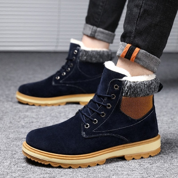 Елегантни мъжки ботуши с мека потплата в три цвята