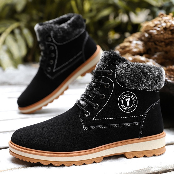 Модерни мъжки ботуши с мека потплата 