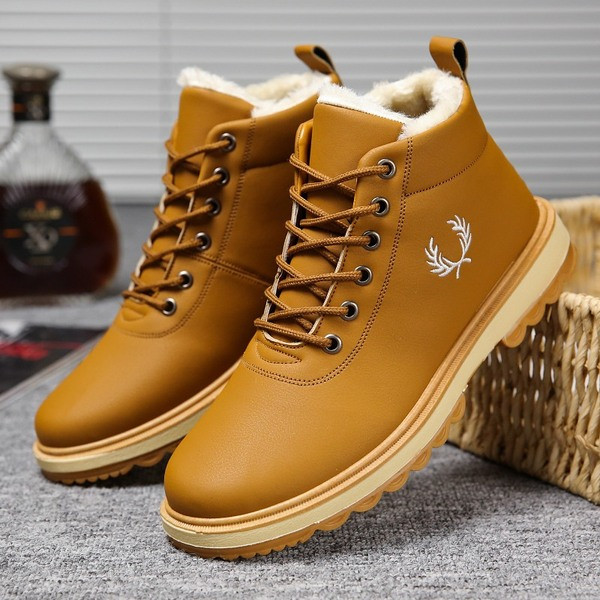 HIT Cizme elegante pentru barbati din piele ecologica cu talpa aspra