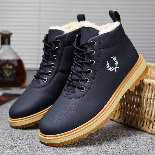 HIT Cizme elegante pentru barbati din piele ecologica cu talpa aspra