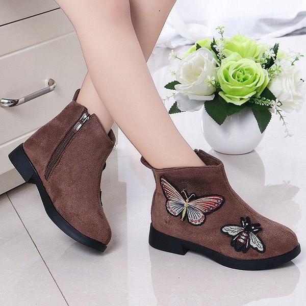 Cizme pentru copii pentru fete cu logo in patru culori