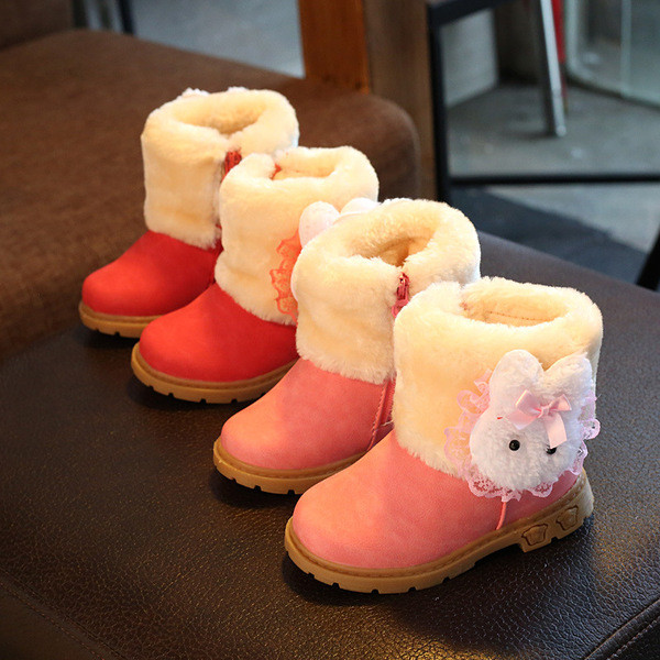 Cizme copii pentru fete in rosu si roz