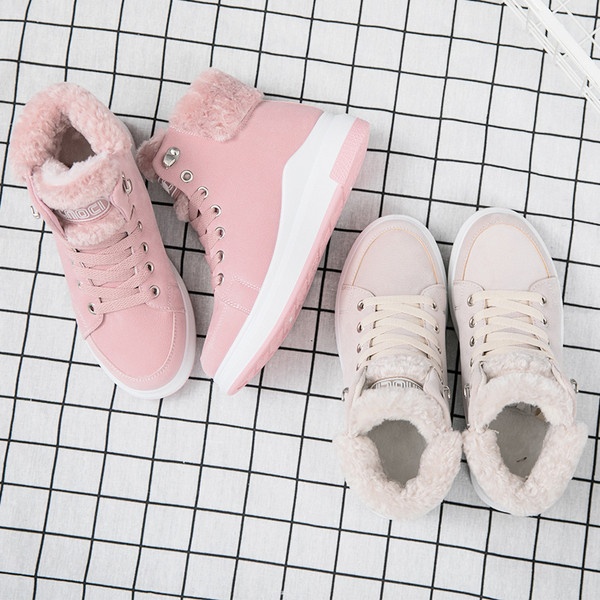 Adidasi moderni de dama cu talpa inalta in trei culori