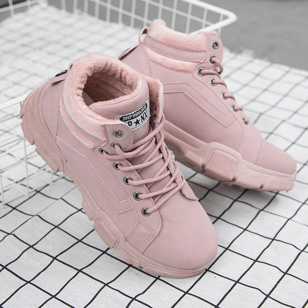 Adidasi moderni de dama inalti in trei culori