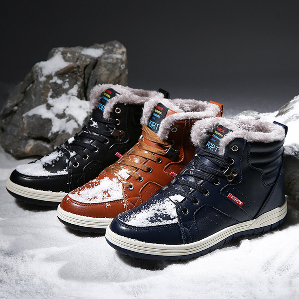 Ανδρικές μπότες άνδρες με τριών χρωμάτων