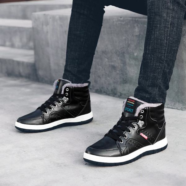 Ανδρικές μπότες άνδρες με τριών χρωμάτων