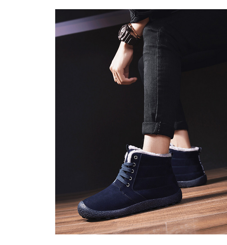 Moдерни мъжки ботуши с връзки в три цвята