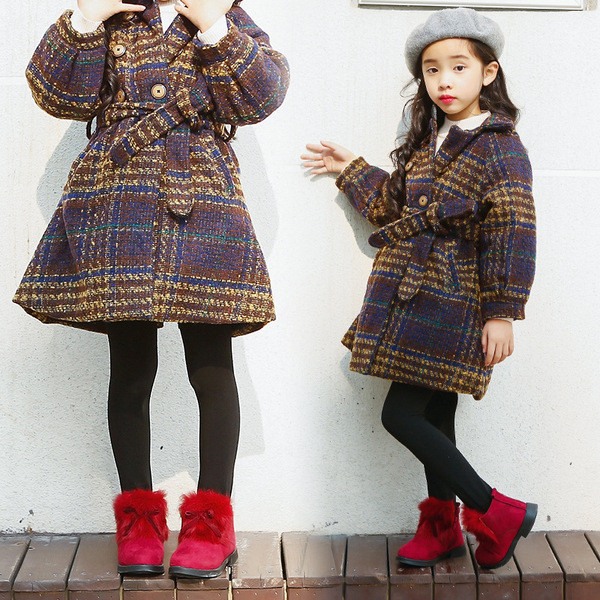 Детски боти с пух в четири цвята