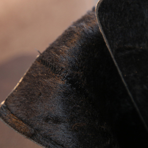 Детски ботуши за момичета в черен, бордо и бежов цвят