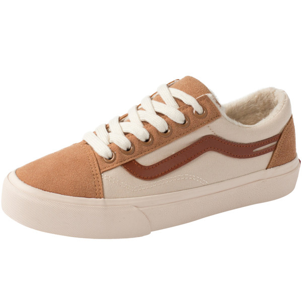 Κυρίες μοντέρνα πάνινα παπούτσια σε δύο σχέδια - διάφορα χρώματα