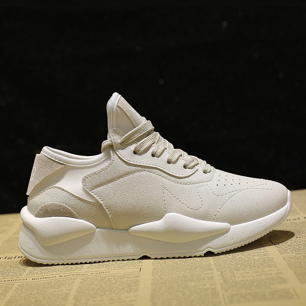 Ανδρικά πάνινα παπούτσια σε τρία χρώματα - λευκό μπεζ μαύρο