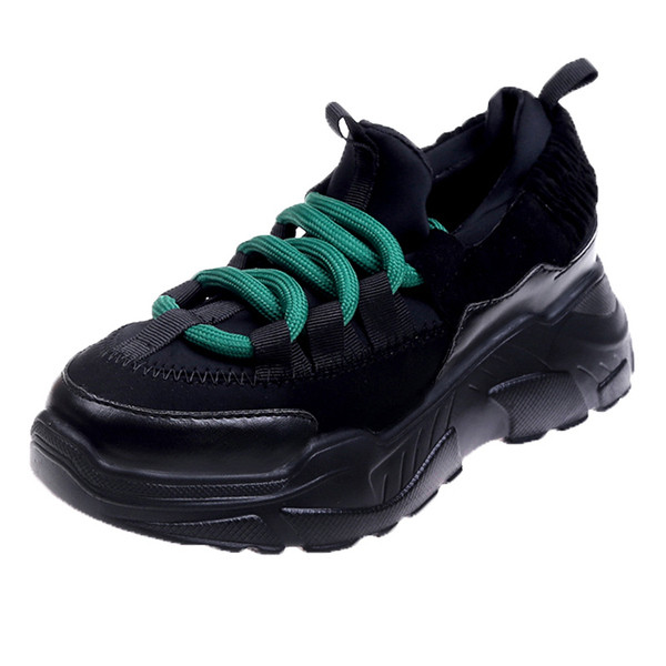 Γυναικεία χρωματιστά πάνινα παπούτσια σε δύο χρώματα