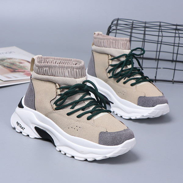 Ανδρικά πάνινα παπούτσια με ψηλή σόλα σε διάφορα χρώματα