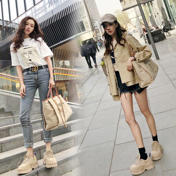 Ανδρικά πάνινα παπούτσια σε δύο χρώματα - μαύρο και μπεζ