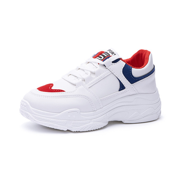 Κυρίες μοντέρνα πάνινα παπούτσια σε τρία χρώματα