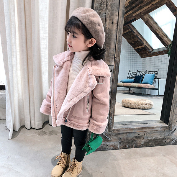 Pediced μπουφάν για παιδιά με μαλακή επένδυση σε ροζ χρώμα
