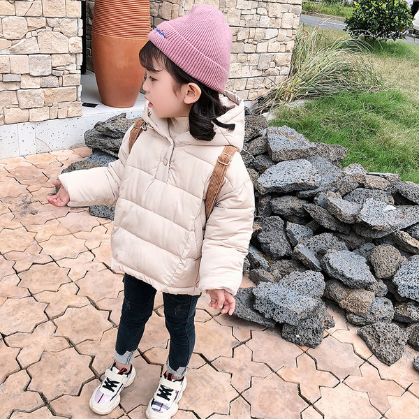 Καθημερινό παιδικό μπουφάν για κορίτσια χωρίς μπεζ σφένδαμο